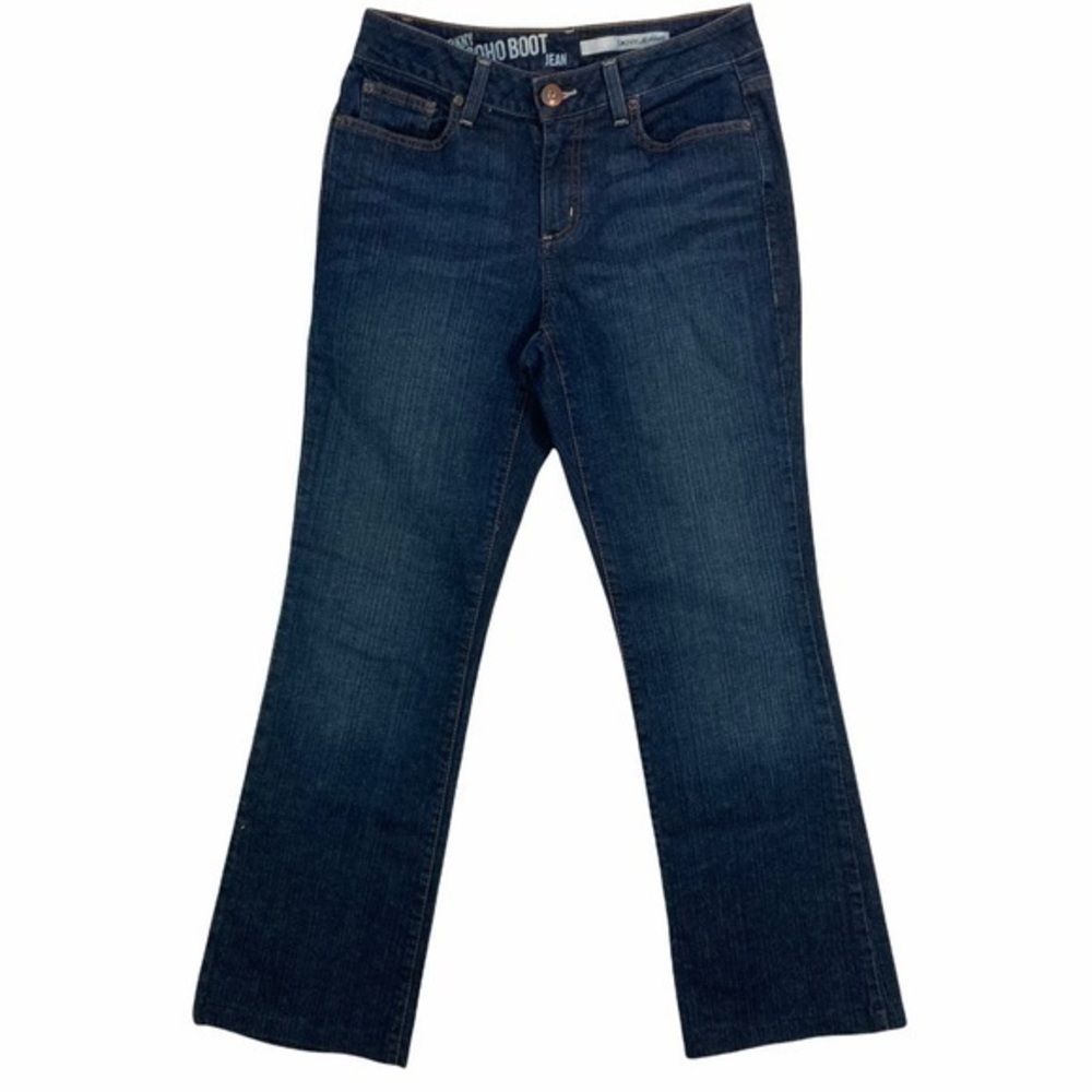 DKNY Stretch Dark Wash Denim Soho Bootcut Jean